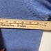 Brooks Brothers Men's Blue Supima Cotton Knit V-Neck Pullover Size XL