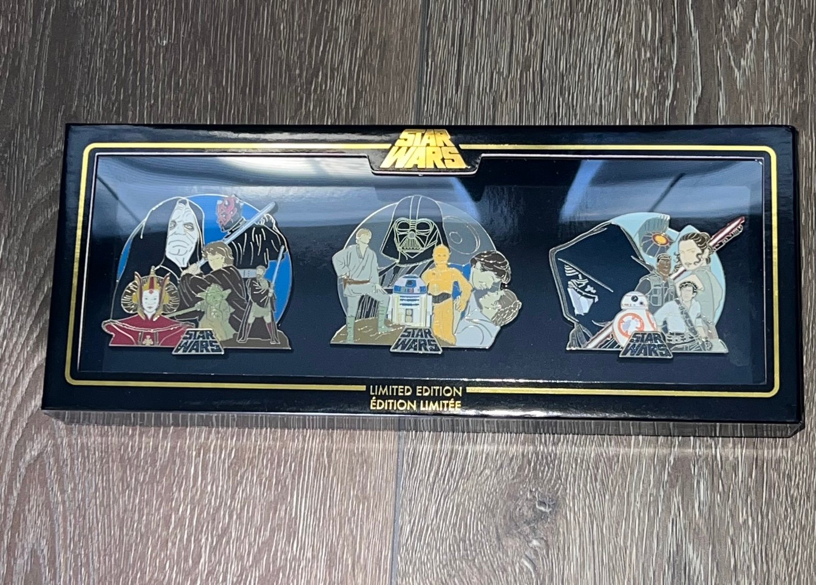 Disney Parks Star Wars Trilogy Limited Edition Pin Set