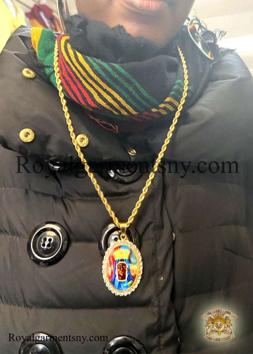 Stainless Stell Neckless Erzulie pendant