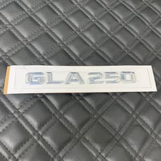 CHROME GLA250 Fit Mercedes Rear Trunk Emblems Logo Badge Letter Number 3M