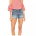 NWT LEVI'S Button Fly 501 Shorts High Rise Distressed Straight Leg 31