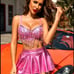 S M, L, XL-Rave Outfits for Women Sequin Fringe Outfits Cosplay Lingerie 3pcs
