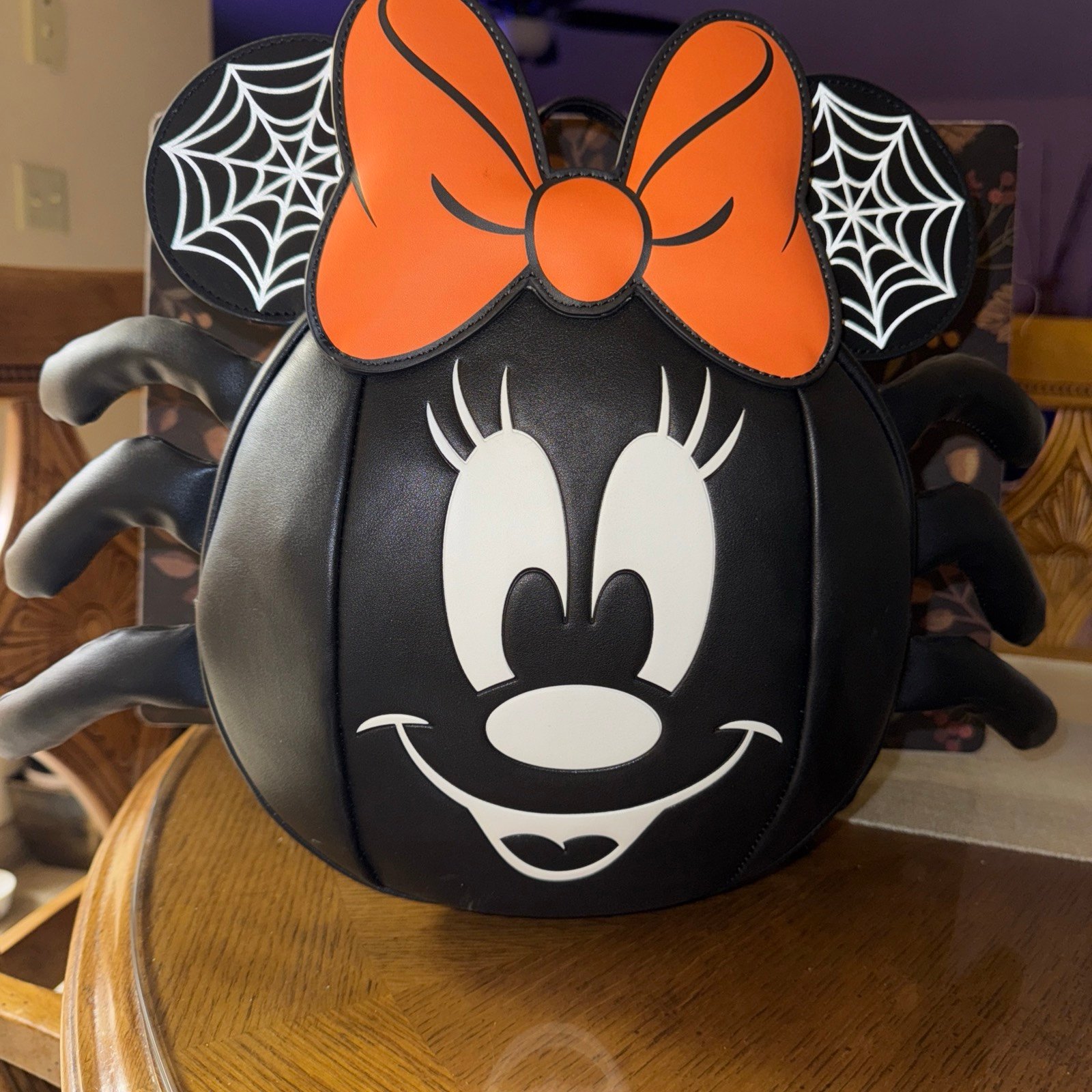 LOUNGEFLY Disney Minnie Spider Mini Backpack | Halloween Bags
