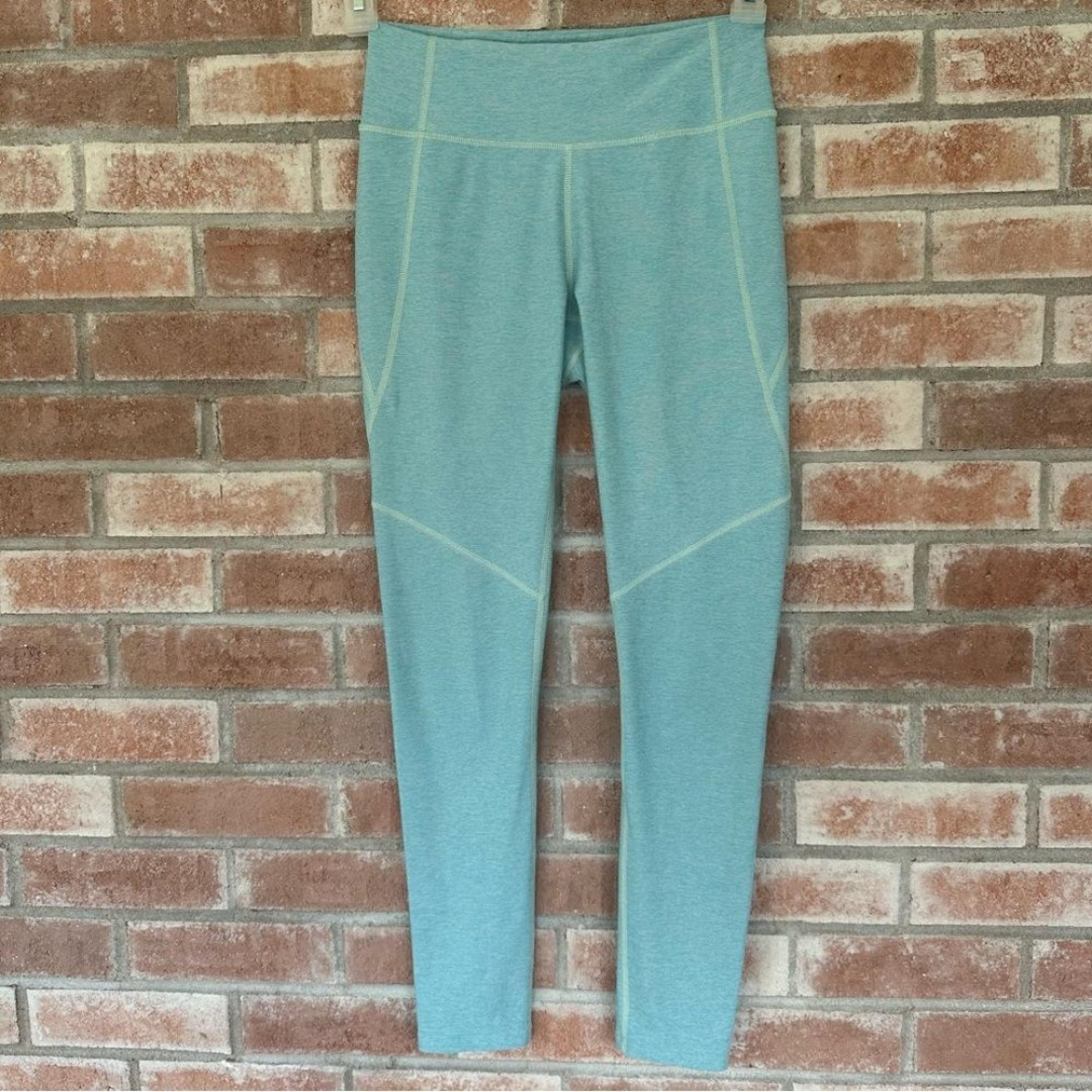 Outdoor Voices Ankle 7/8 Leggings Women’s Small Blue Teal Athletic