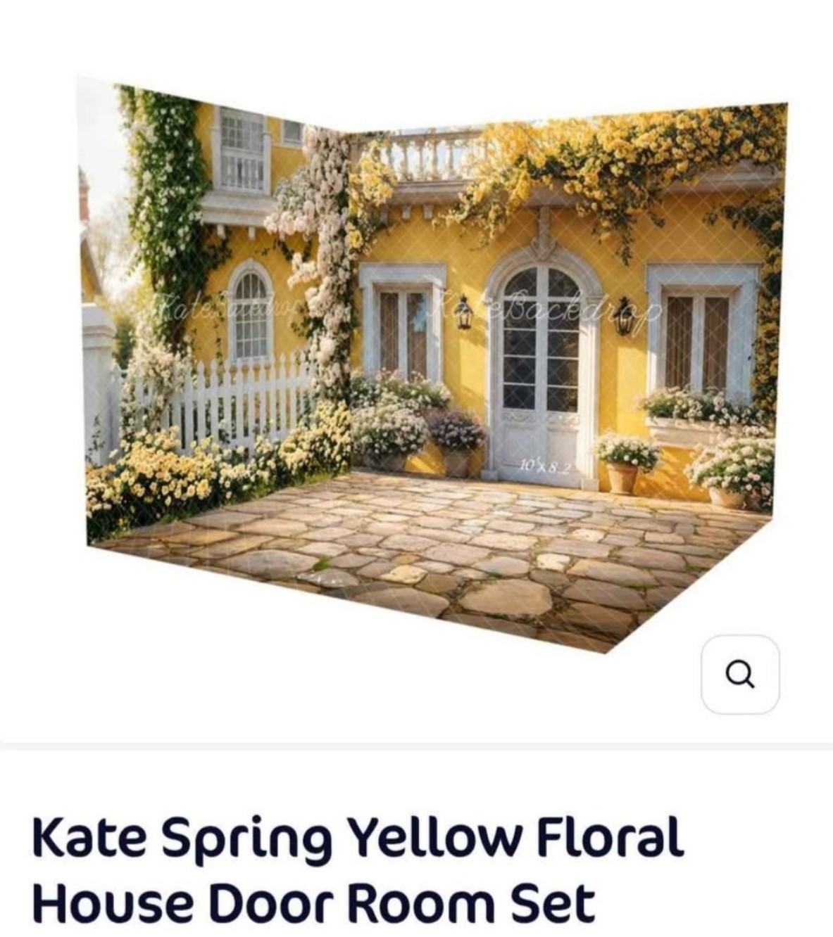 Kate backdrop full spring/easter room