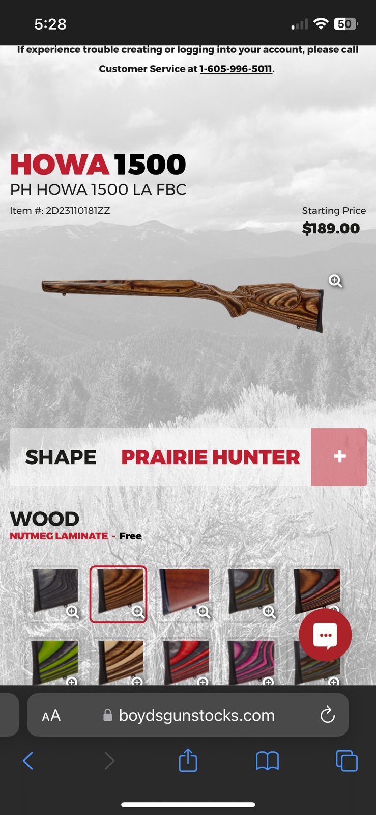 Boyd’s Stock Howa 1500