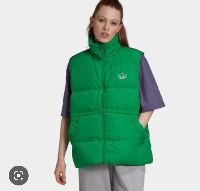adidas down vest - womens