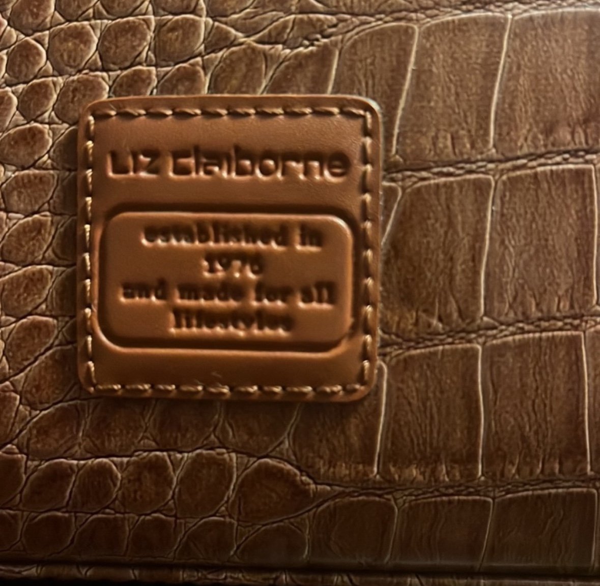Liz Elegant brown handbag