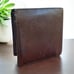 Vintage Cartier Brown Leather Bifold Wallet
