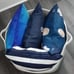 Large Cotton Rope Basket,23.6 x23.6 x14.1 Throw Blanket Storage