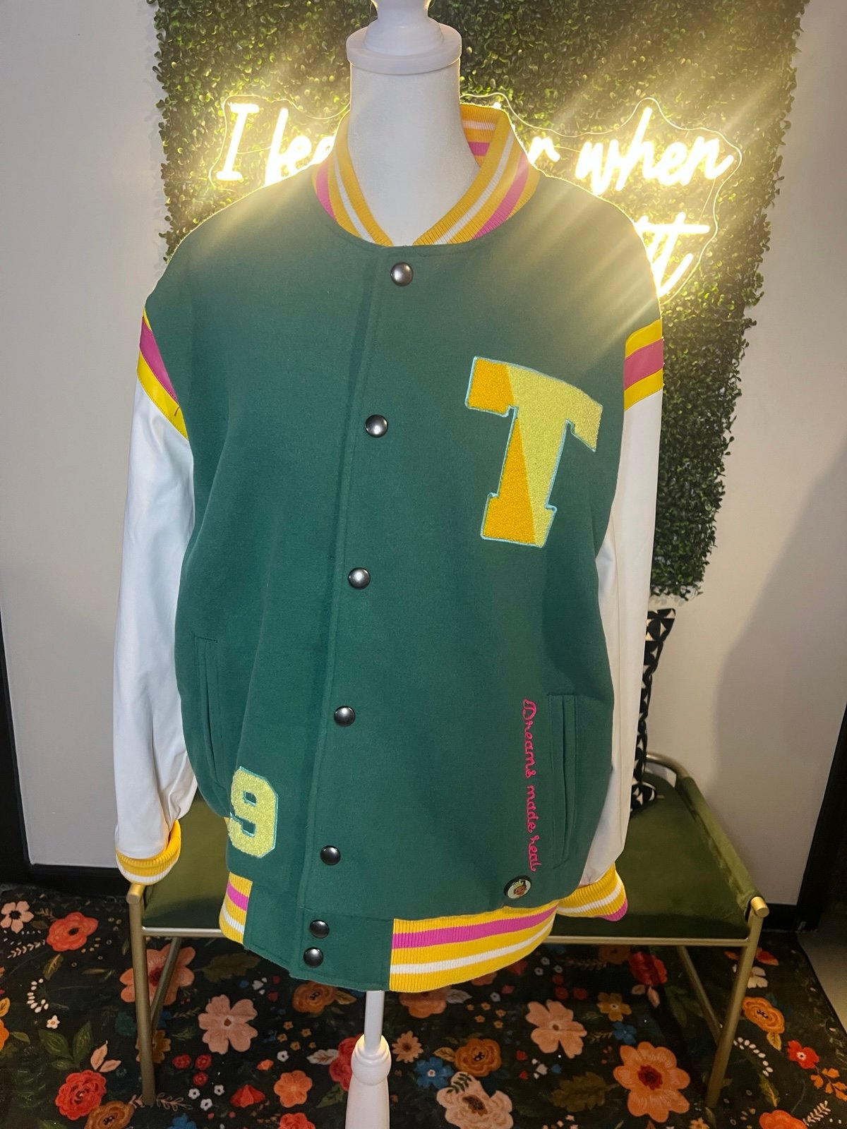 Disney Varsty Jacket Tiana Princess & the Frog Letterman Coat for men & woman