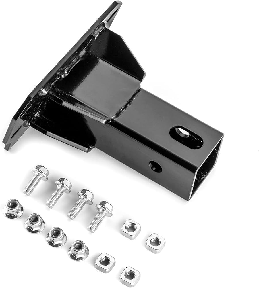 Black Front 2 Receiver Hitch For Polaris Ranger 1000 XP / Northstar 2018-2024