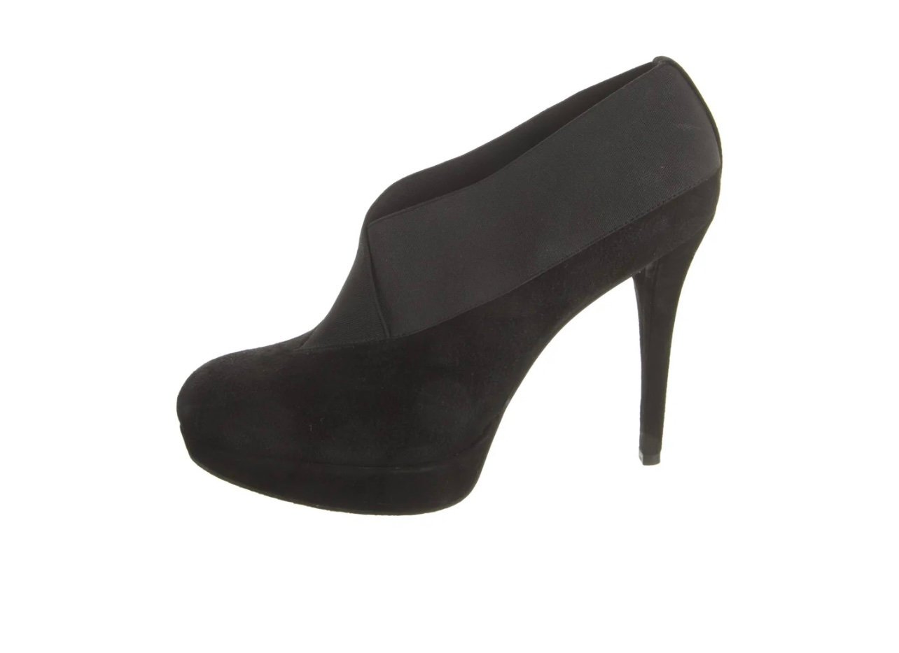 STUART WEITZMAN Great Neck Black Suede Leather Ankle Boots Size 11