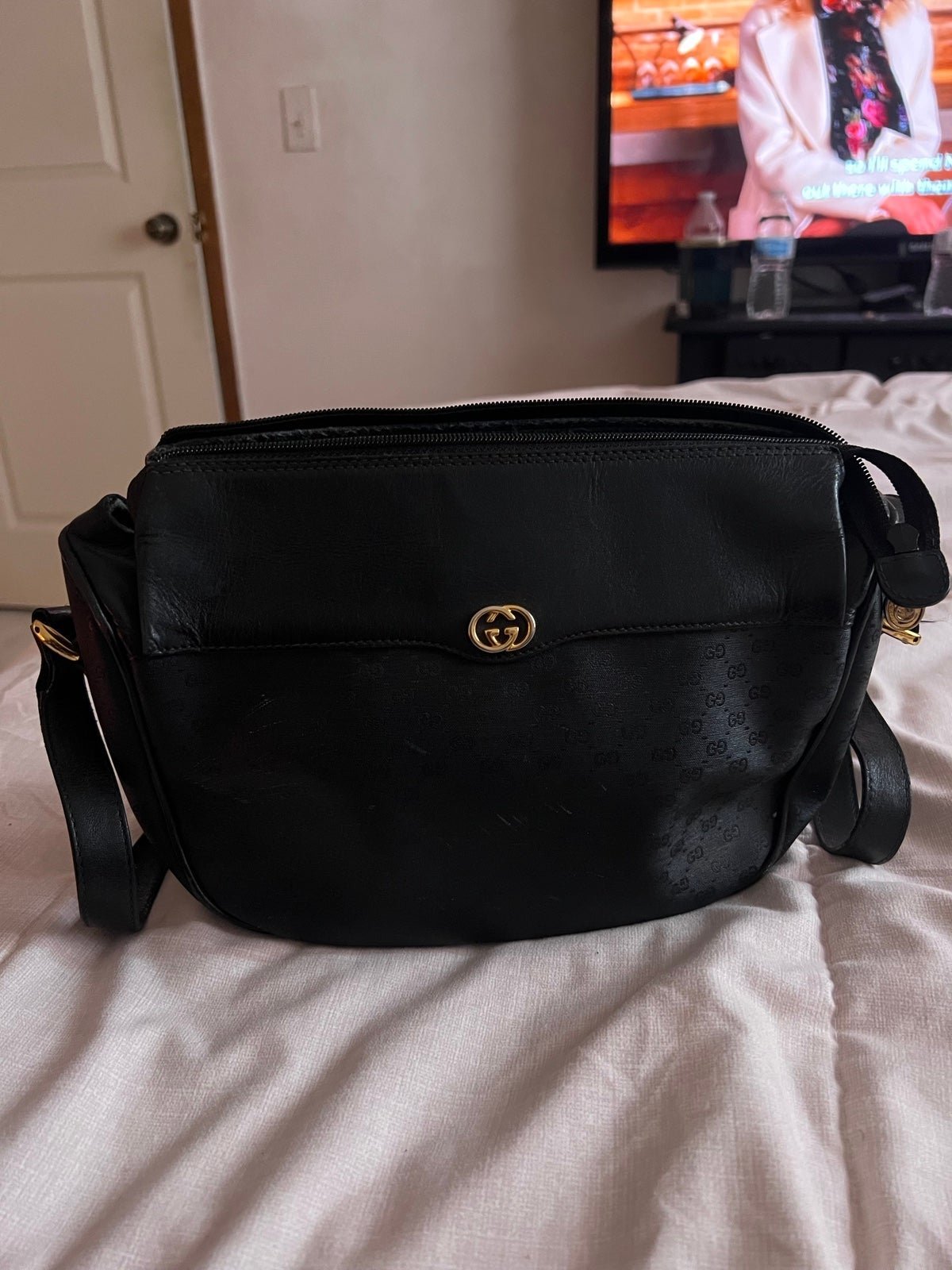 Authentic vintage Micro GG GUCCI crossbody purse