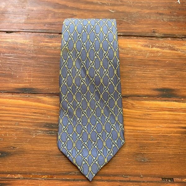 Hermes 100% silk Luxury neck tie