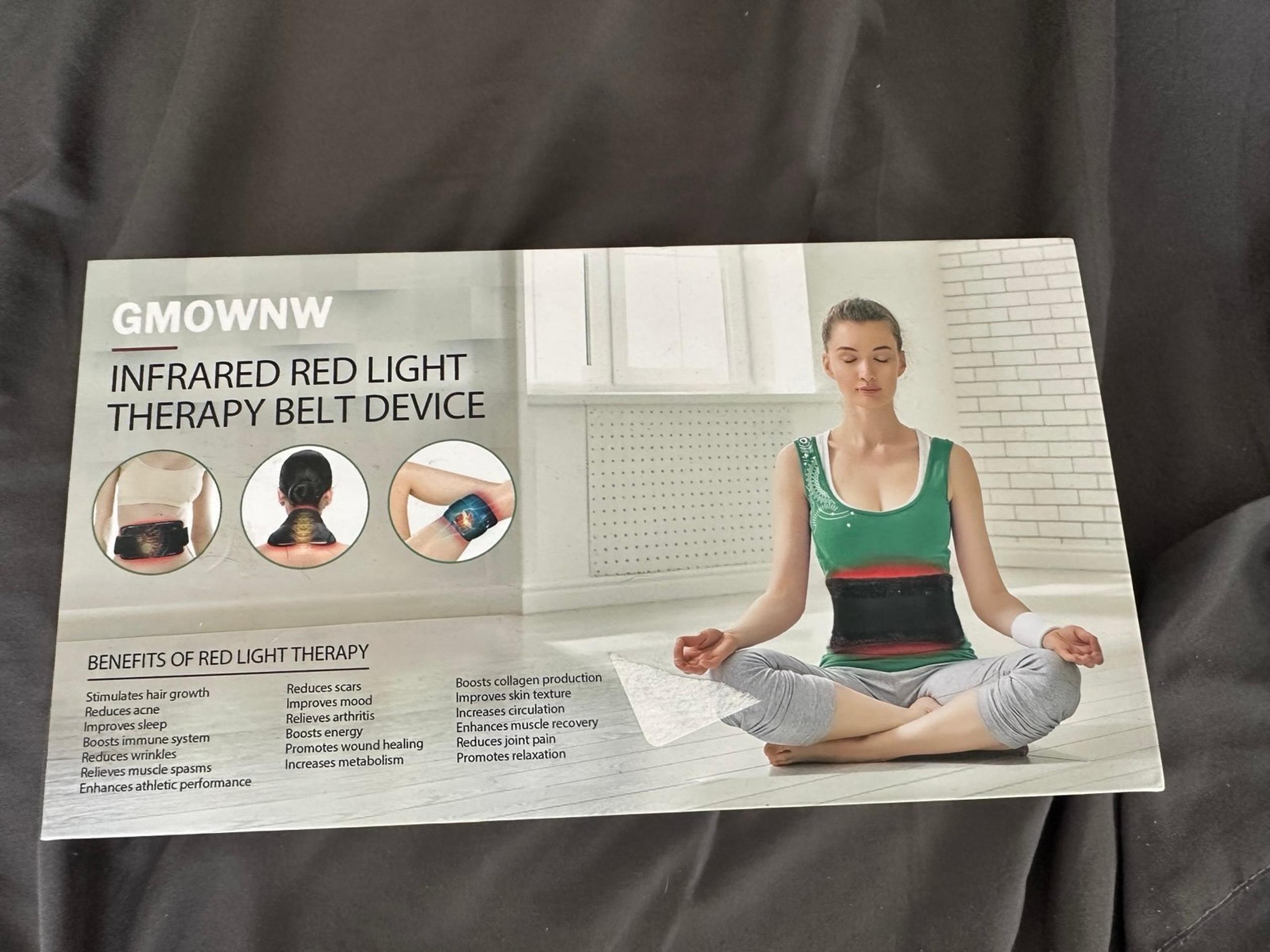 Infrared red light therapy belt device