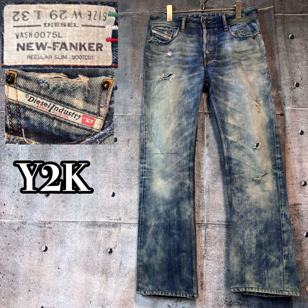 DIESEL NEW-FANKER W29 L32 Y2K Made in Italy