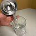 Vintage Glass Beer Stein with Ornate Pewter Lid Crystal Cut Design