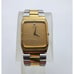Men's Seiko 7430-5789 Diamond Accent Two Tone SS Tank Quartz Watch New Battery