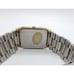 Men's Seiko 7430-5789 Diamond Accent Two Tone SS Tank Quartz Watch New Battery