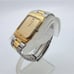 Men's Seiko 7430-5789 Diamond Accent Two Tone SS Tank Quartz Watch New Battery