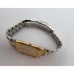 Men's Seiko 7430-5789 Diamond Accent Two Tone SS Tank Quartz Watch New Battery
