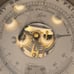 Vintage Schatz Barometer & Thermometer Ships Wheel Design working condition