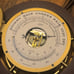 Vintage Schatz Barometer & Thermometer Ships Wheel Design working condition