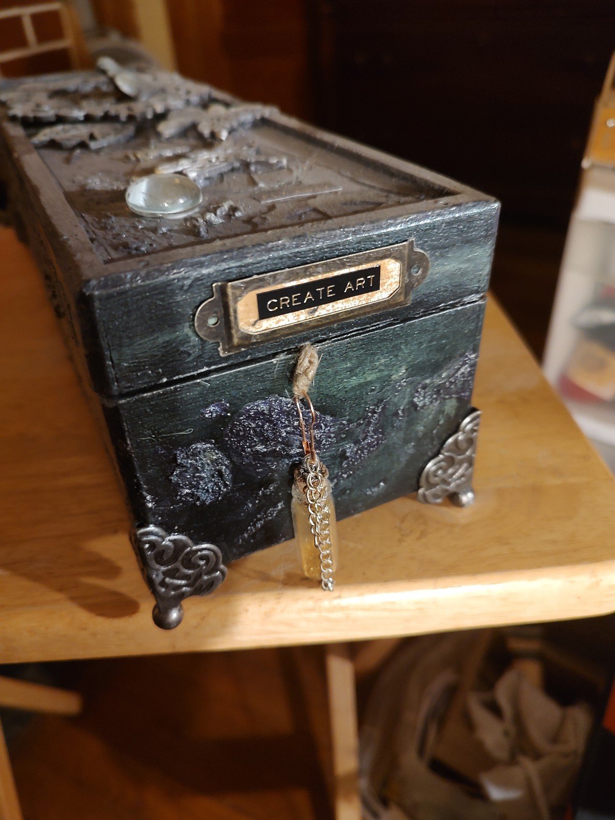 Handmade Steampunk bird box