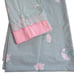 Vintage Burlington 1 Twin Flat Sheet 2 Standard Pillowcases Mint Green Pink