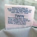 Vintage Burlington 1 Twin Flat Sheet 2 Standard Pillowcases Mint Green Pink