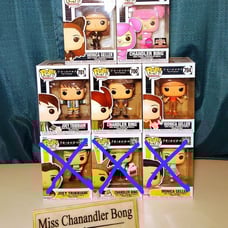 Funko Friends Chandler Bing 700 1066 Monica Gellar 1069 Joey Tribbiani 701