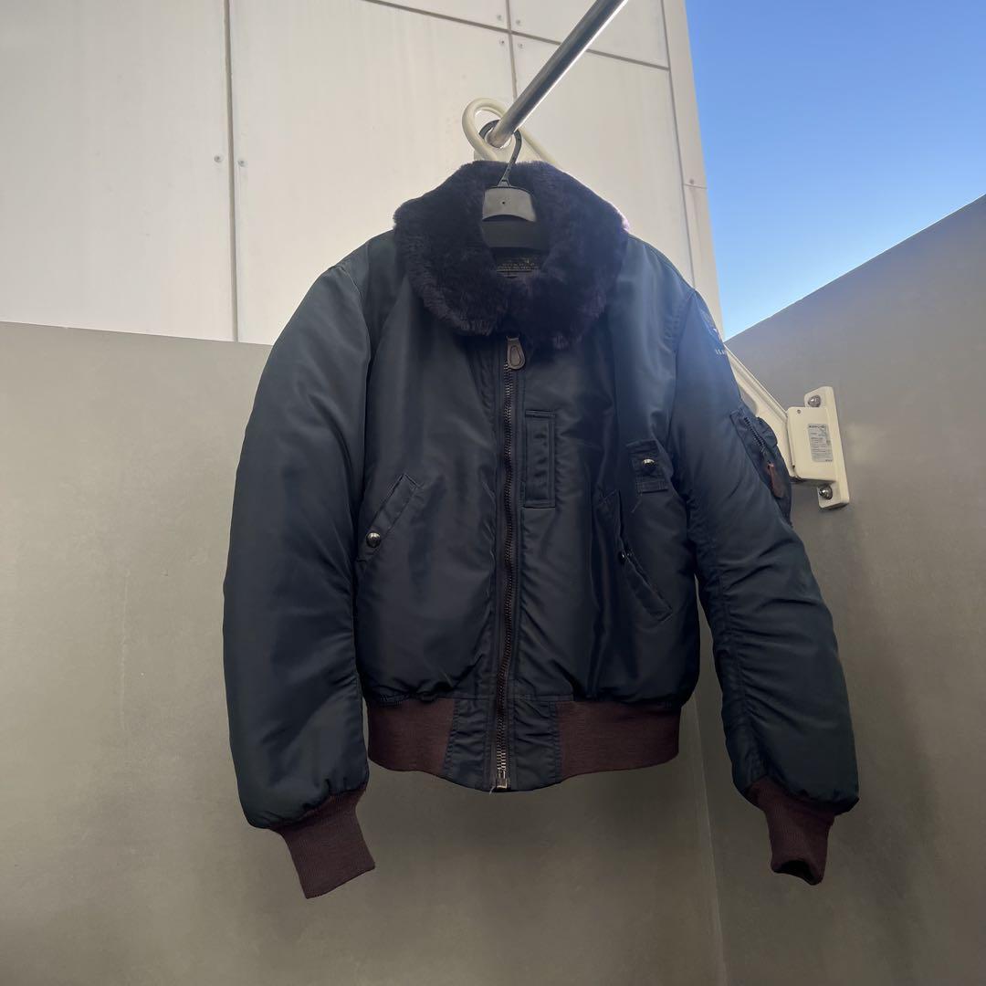 Buzz Rickson's B-15C Flight Jacket 40 S Size Navy Winter Wear
