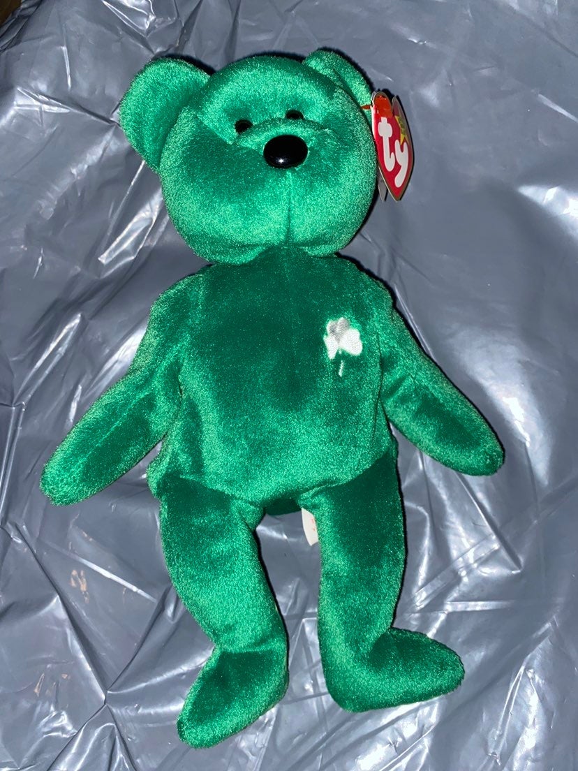 Beanie Babies Original Erin Irish Green