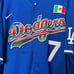 Nike Julio Urias #7 Los Angeles Dodgers Blue MLB Mexico Theme Jersey Size XXL