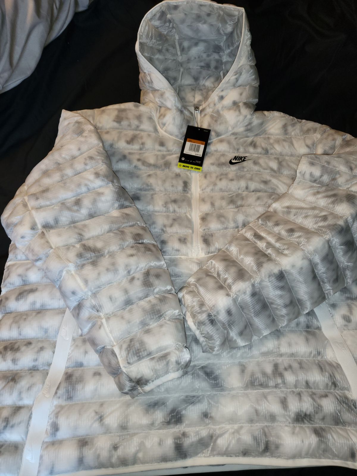 New Nike Men’s Sportswear Marble Insulation Jacket Half-Zip DA0396-121 Sz XXL