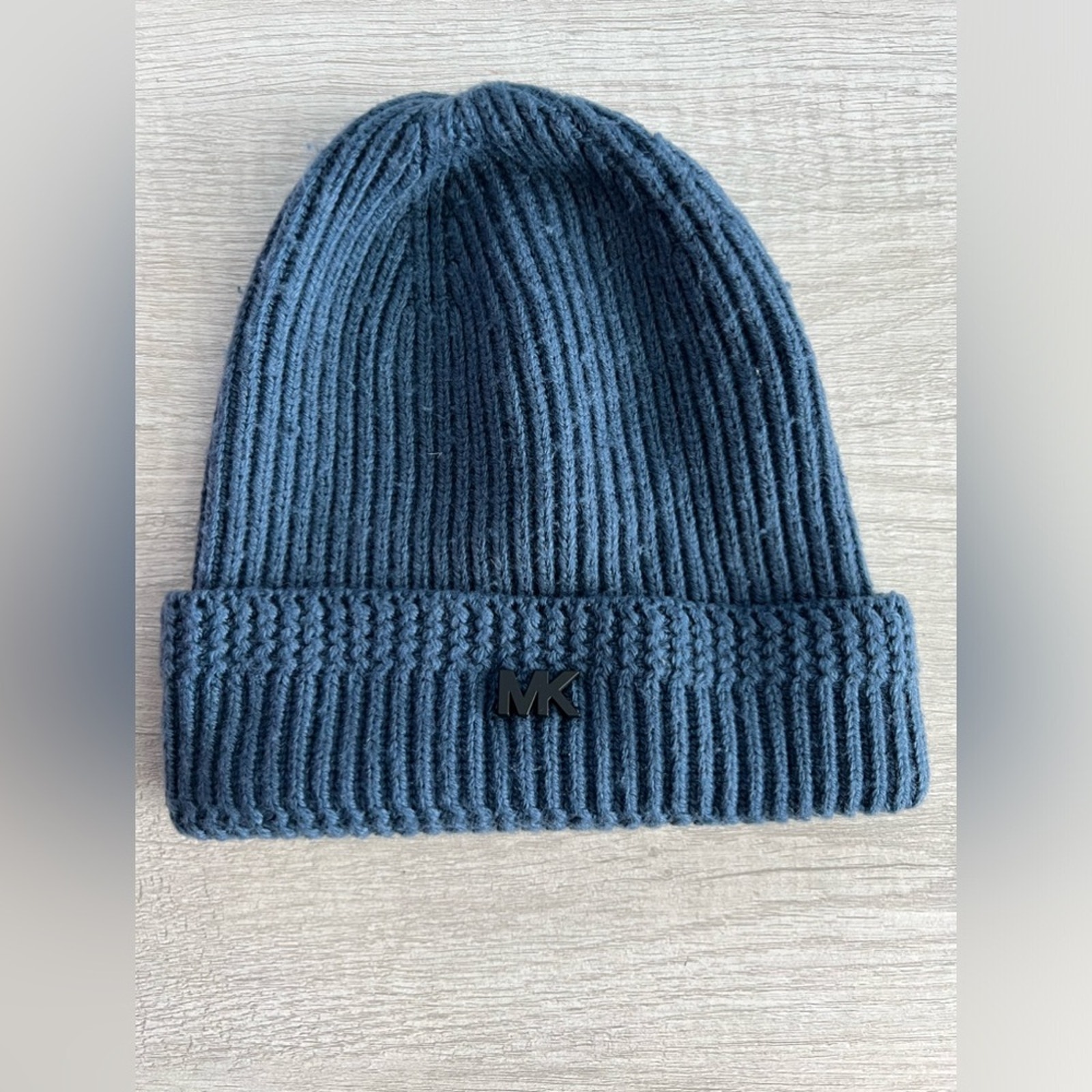 Michael Kors Women’s Racked Ribbed Cuffed Logo Hat
