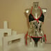 Black Ruffle & Risque LMG Bikini Set