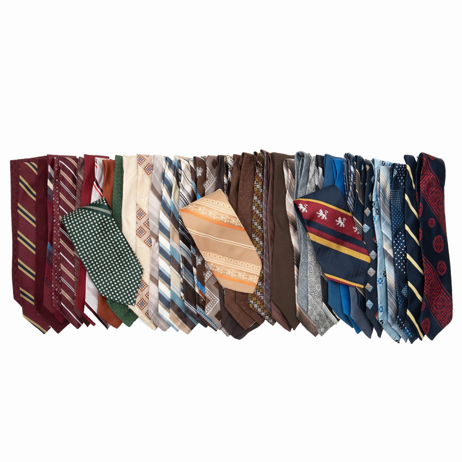 Vintage Retro 70's Men's Disco Neck Ties