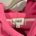 1987 Label Back Bay Hoodie Size Small
