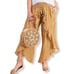 Maverick The Collection Ruffle Pant L Stripe Boho Hippie Gypsy Festival Beach