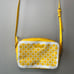 Vera Bradley Laser Cut Honeycomb Crossbody Bag Purse Yellow White Geo
