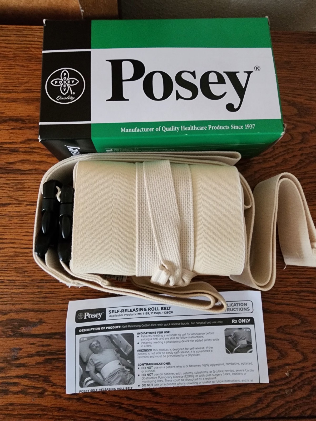 Posey Roll Belt Quick Release Buckle New In Box