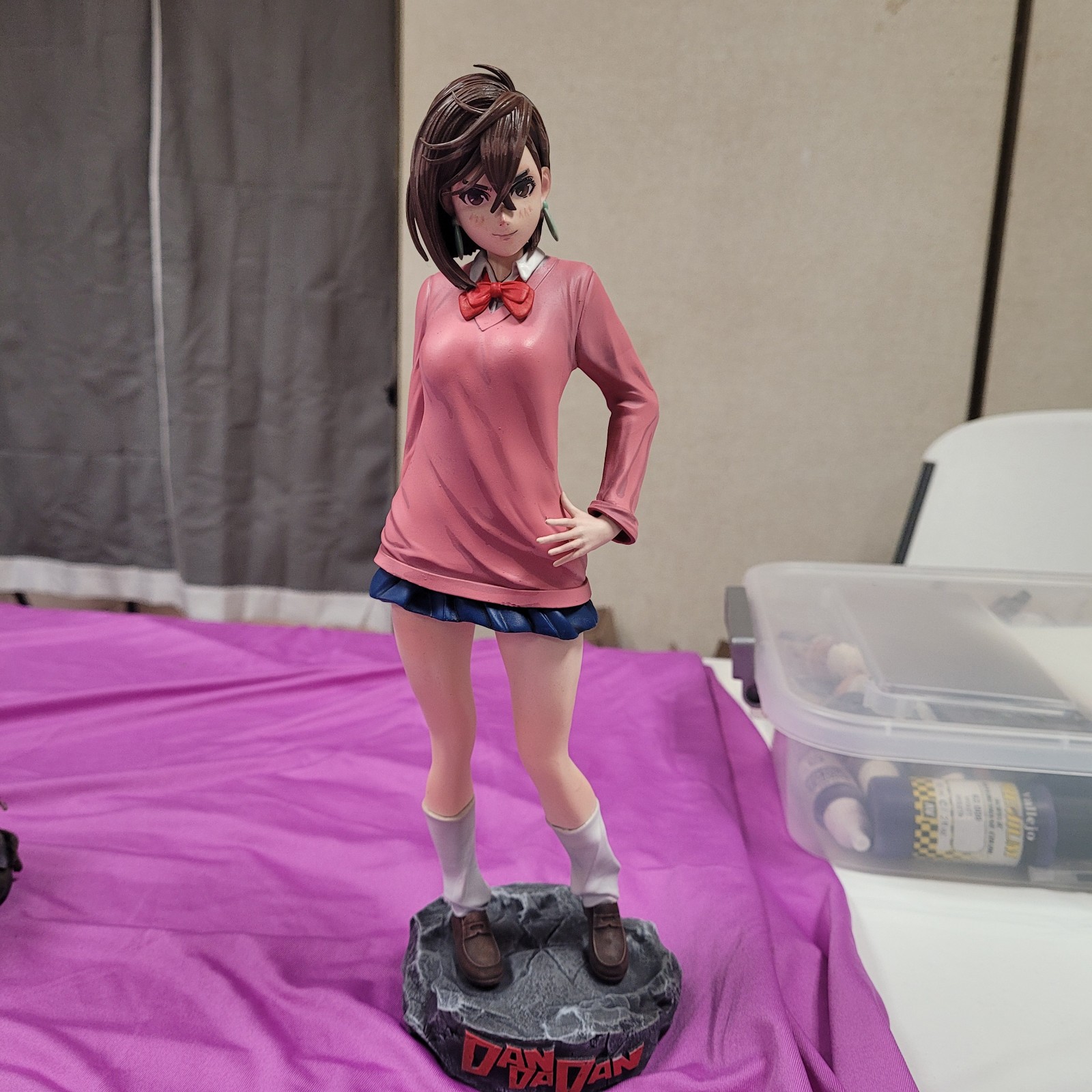 Figure 3D Resin Printed Model Hand Painted Momo Ayase Dan Da Dan Anime 1/6 scale
