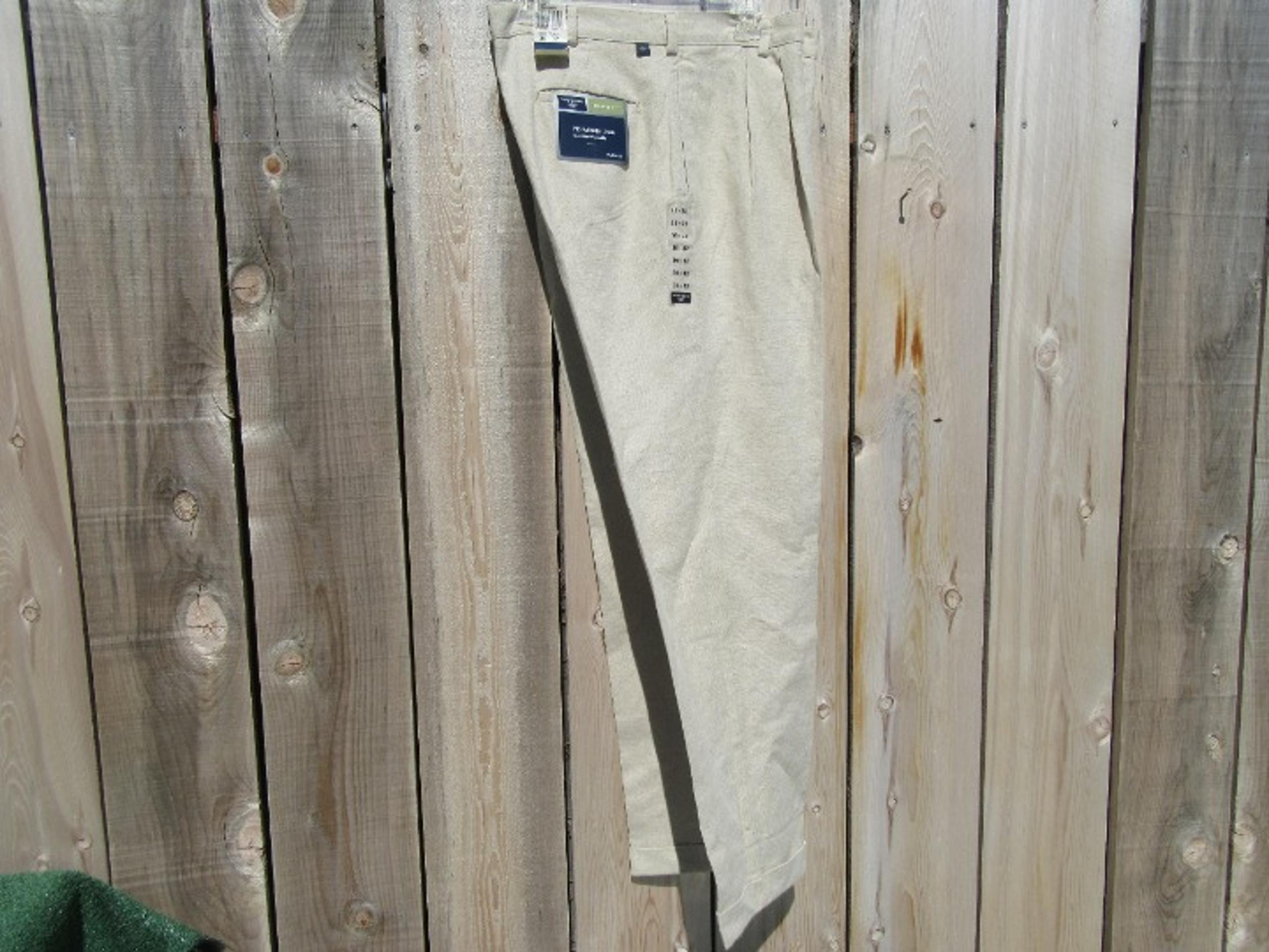 Brand New Dockers No Wrinkle Linen Khaki Chino Pants Men's Size 36 x 32