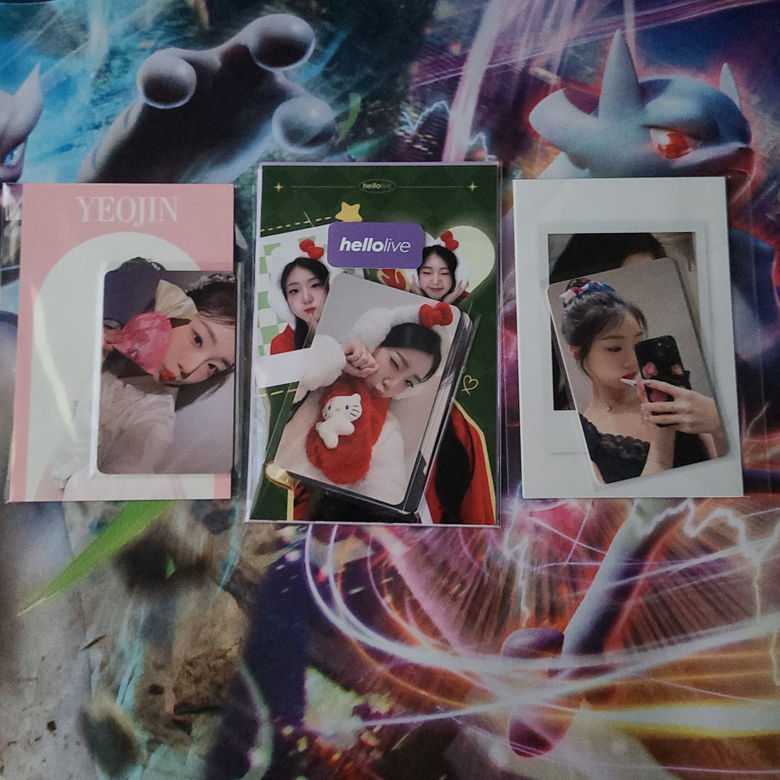 Yeojin hellolive photocard postcard set