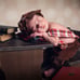 Wooden School Desk Baby Photography Prop