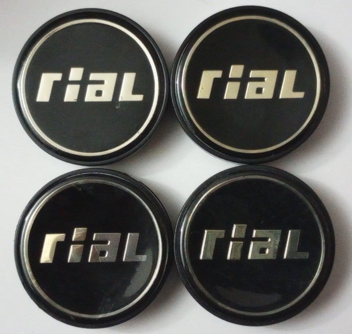 Rial wheel center caps vintage 80s