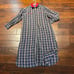 Eddie Bauer plaid long gown/ robe L