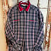 Eddie Bauer plaid long gown/ robe L